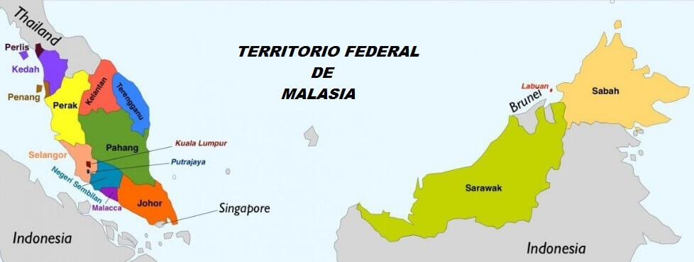 Mapa Malasia