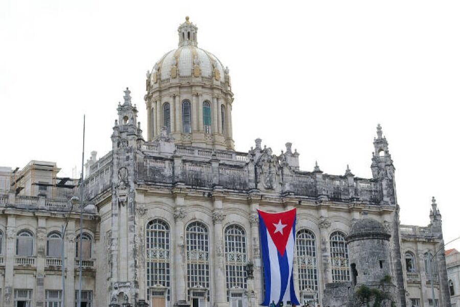 El palacio presidencial de La Habana.