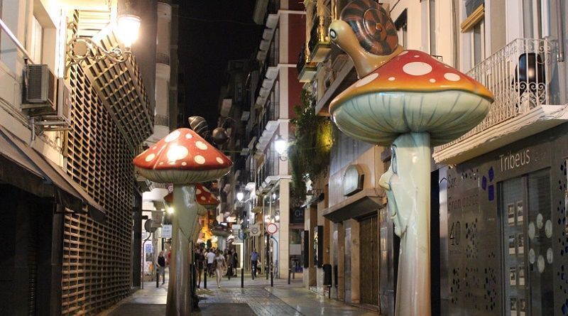 Calle de las setas de Alicante