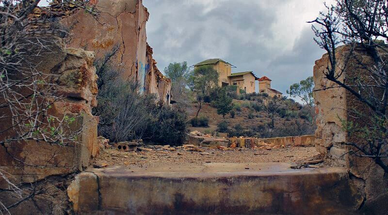 Ruinas de una mina abandonada en Mazarrón