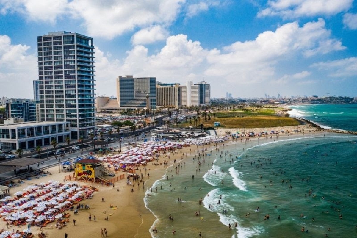 Una playa en Israel.