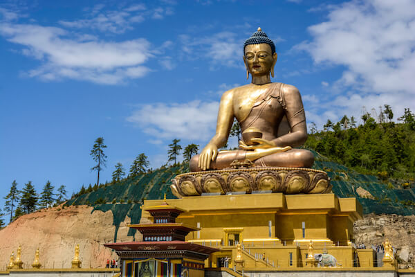 El Buda Dordenma es una de las principales atracciones de Bután.