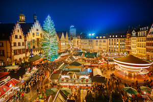 Alemania Frankfurt Mercado de Navidad en Roemer