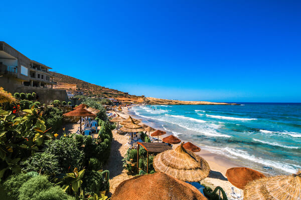 Un destino popular es Hammamet, Túnez