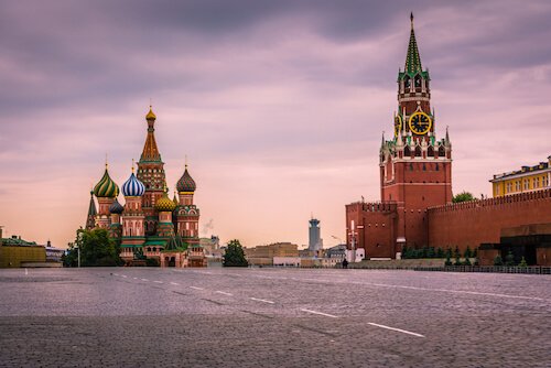 Catedral rusa de St.  Bazyli - foto: Felipe Frazao / Shutterstock.com