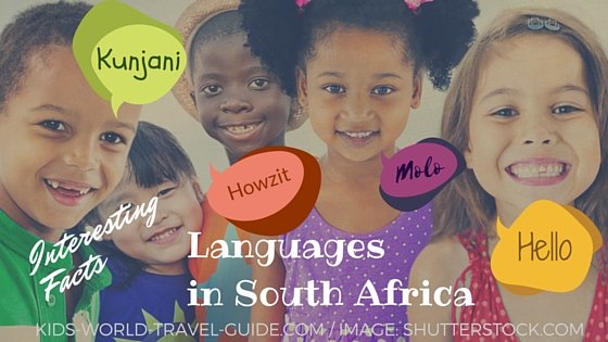 Niños sudafricanos e idiomas sudafricanos