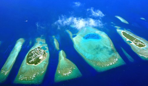 Maldivas a través de Shutterstock