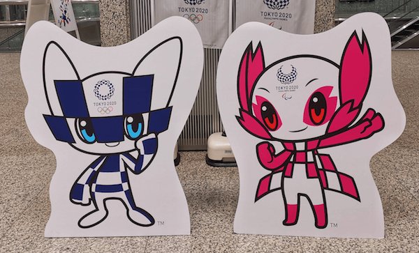 Mascotas de los Juegos Olímpicos de Tokio 2020 - foto: Octavio Acosta Carlock / shutterstock.com;