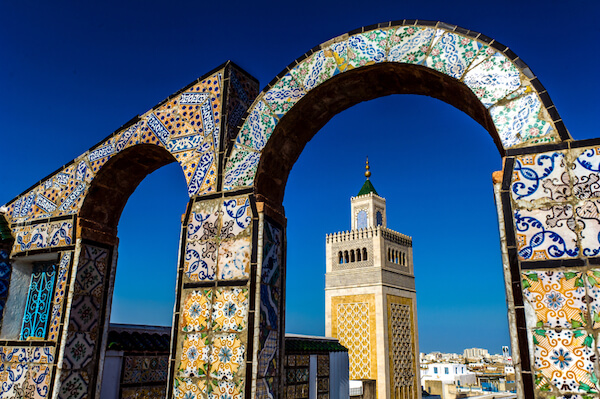 Minarete en Túnez - Foto de BTW Images